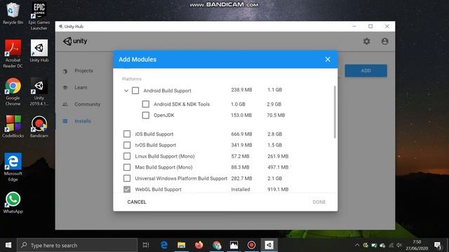Tutorial Install Android Build Support di Unity 3D смотреть онлайн