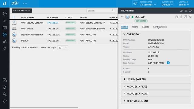Ubiquiti - UniFi AP-AC Wireless Uplinks in v5 Controller смотреть онлайн