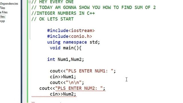 HOW TO FIND SUM OF 2 INTERGER NUMBERS C++ смотреть онлайн
