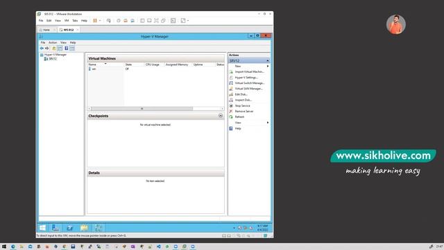 Installing and managing Hyper-V. in windows server 2022 in Hindi смотреть онлайн