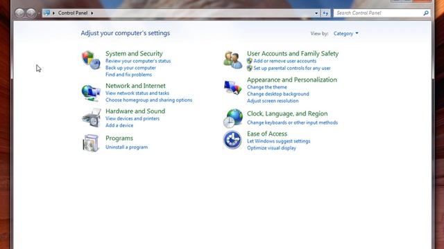 Classic View In Windows 7 Control Panel смотреть онлайн