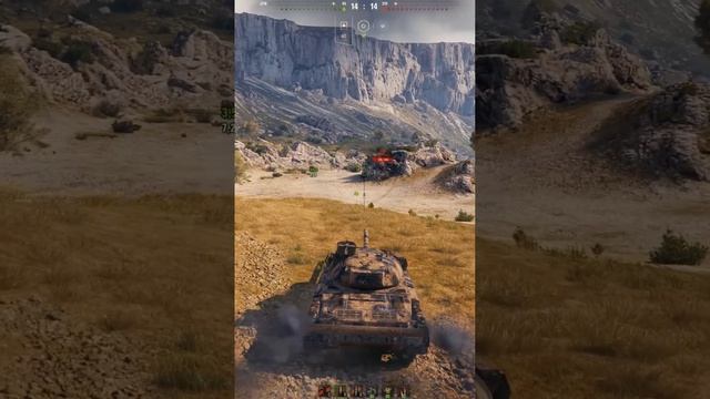 Skoda Т56 и АРТА. Остались только мы. Бой один на один. #shorts смотреть онлайн