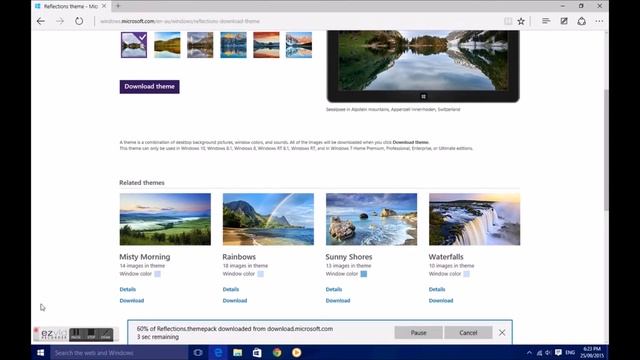 How To Get Themes For Windows 10 - PC Tutorial смотреть онлайн