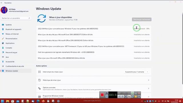 Windows Update Windows 11 mise à jour cumulative de Windows_11 смотреть онлайн