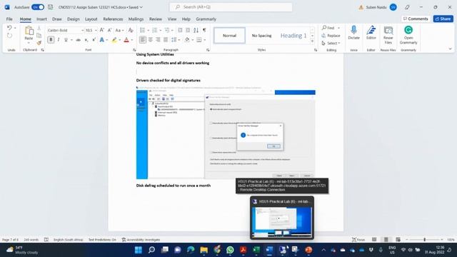 CNOS5112 Assignment One Question 2.2 System Utilities смотреть онлайн