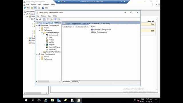 Configuração de GPO para criar pasta смотреть онлайн