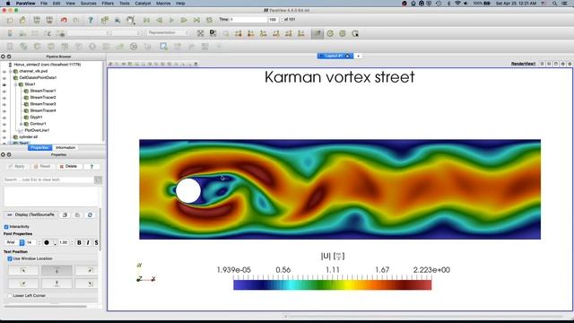 Paraview Beginner Tutorial: 14. Annotate Text and Time смотреть онлайн