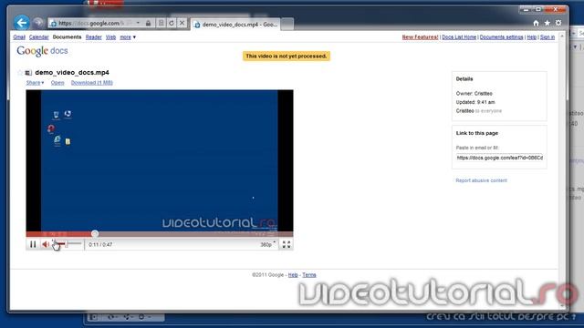 O noua functie pentru gazduire a fisierelor video in cloud cu ajutorul serviciului Google Docs.mp4 смотреть онлайн