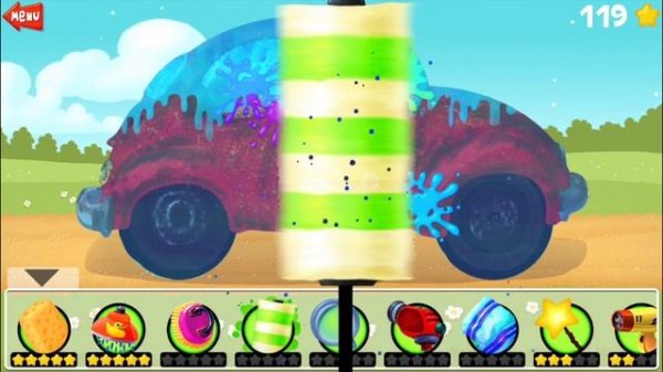Amazing Car Wash iOS Apple App Store App For Kids Gameplay