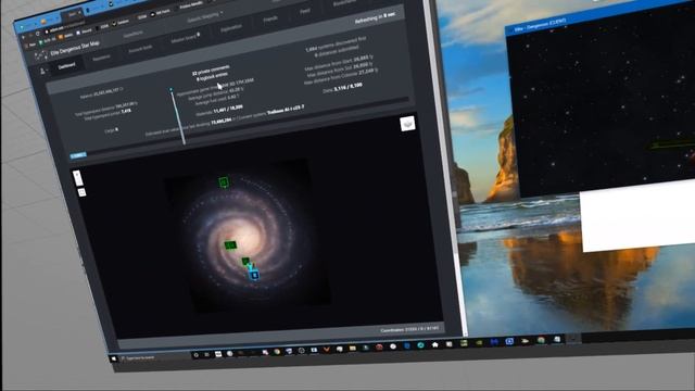 Elite Dangerous - VR - Using DASH in Oculus Rift, Positioning Your Desktop Windows in VR смотреть онлайн