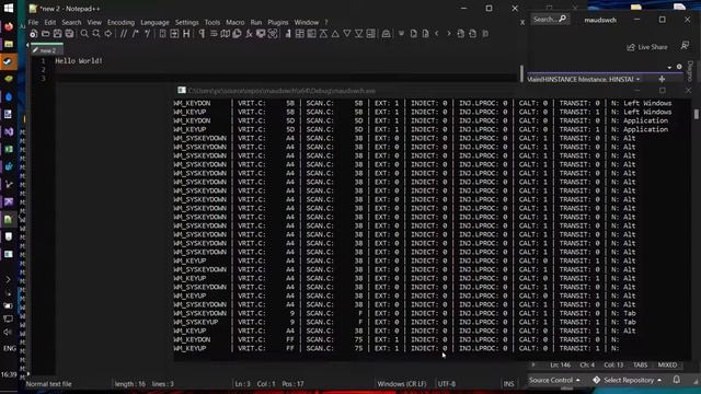 Global Low Level Keyboard Hook on Windows смотреть онлайн