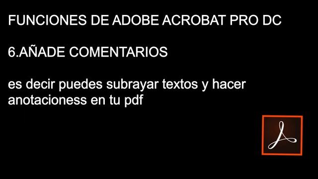 LAS FUNCIONES DE ADOBE ACROBAT READER DC Y ADOBE ACROBAT PRO DC смотреть онлайн