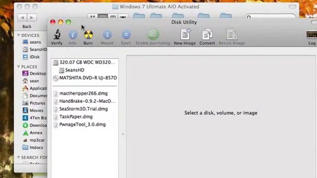 Burning ISO OS X смотреть онлайн