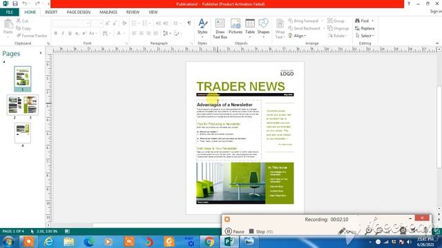 How to make e-poster using Microsoft publisher (Publisher का उपयोग कर ई-पोस्टर) смотреть онлайн