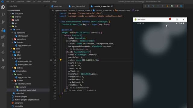(1.2) Coding the New Flutter Counter App - Dynamic Light/Dark Theme, Flare Animation, Responsivenes смотреть онлайн