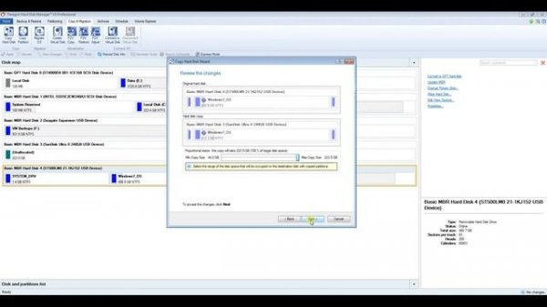 How to copy a hard drive with Paragon