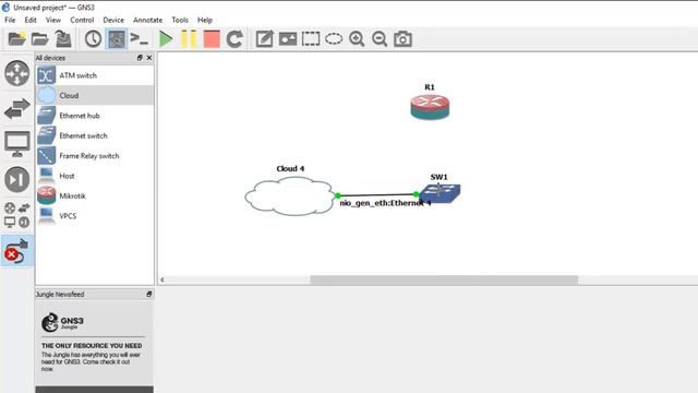 Penggunaan Loopback interface untuk Basic GNS3 смотреть онлайн