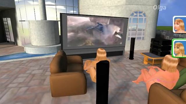 Made my own Sims Game - My Sims watching TV смотреть онлайн