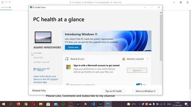 How to Check If your PC is compatible to run Windows 11 or not (with solutions) смотреть онлайн