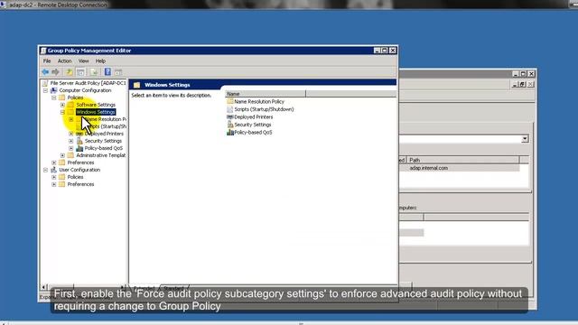 Advanced Audit Policy Configuration for File Servers смотреть онлайн