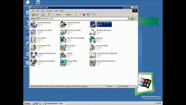 Windows Whistler Server Build 2455 смотреть онлайн