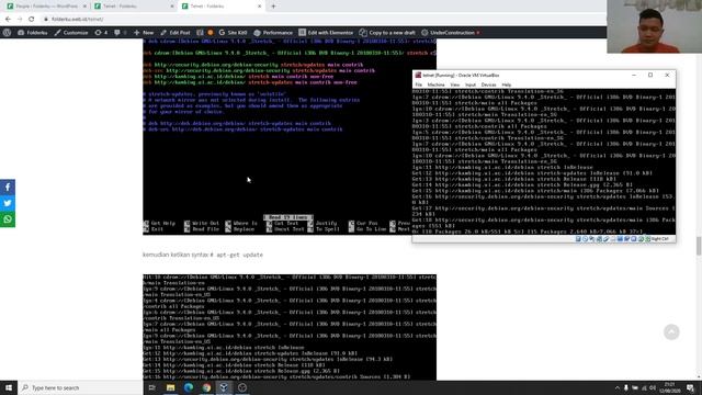 Telnet Server Linux Debian 9 смотреть онлайн