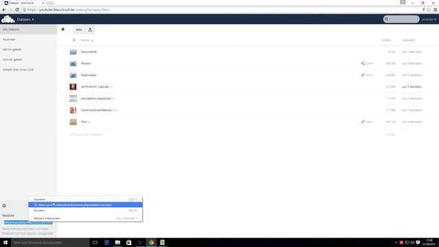 ownCloud von blaucloud.de bei Windows 10 als Netzlaufwerk einbinden смотреть онлайн