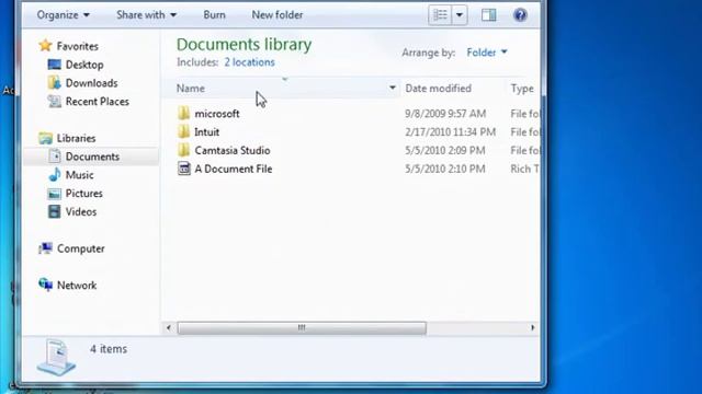 Windows 7 Tutorial Sorting Folder Contents Microsoft Training Lesson 1.9 смотреть онлайн