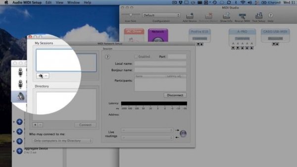 How to setup network MIDI for DAW Remote on MAC