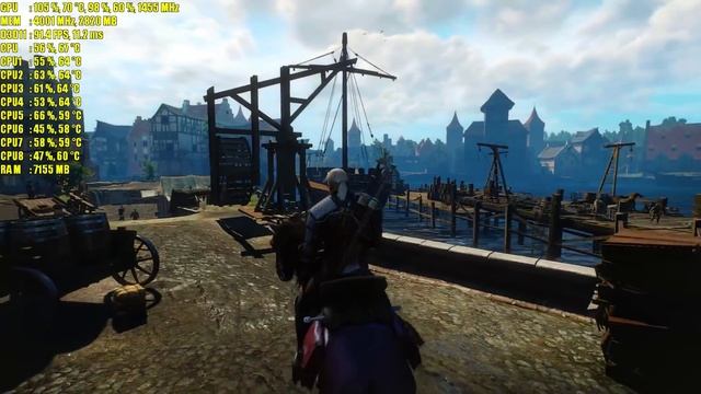 The Witcher 3 Wild Hunt GTX 980 Ti & i7 6700k OC | 1080p Maxed Out | FRAME-RATE TEST смотреть онлайн