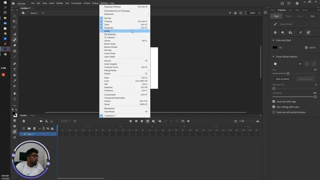Adobe animate how to change brush size 2024 | Skill Wave смотреть онлайн