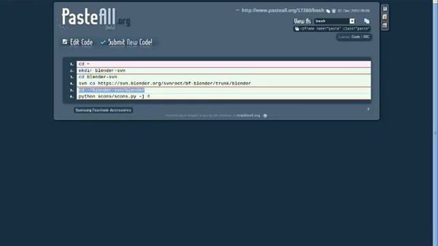 Compilation Blender 2.5x pour Ubuntu 64 bits смотреть онлайн