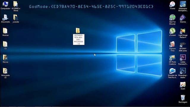 God Mode (Modo Deus) Windows 7, 8, 8.1, 10 como criar (Português) смотреть онлайн