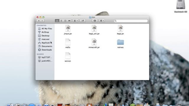 How To Access Minecraft.jar file in MAC OSX 10.8.2 смотреть онлайн
