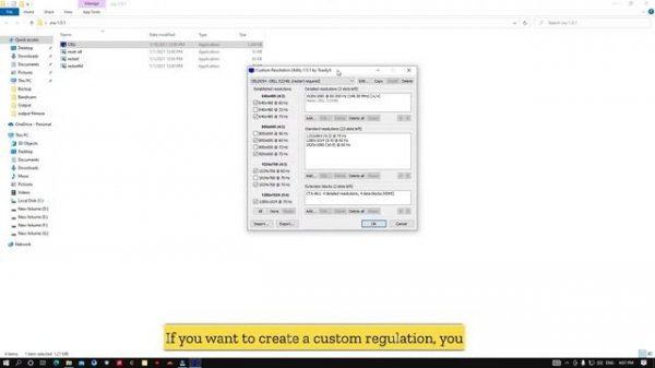 How To Create Custom Resolution On Windows 10 Without Using Any Driver