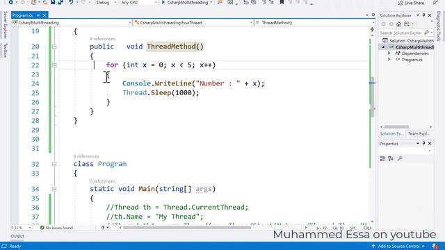 87 C# C Sharp Threading Naming Thread смотреть онлайн