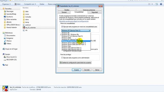Hacer un archivo compatible con windows 7.avi смотреть онлайн