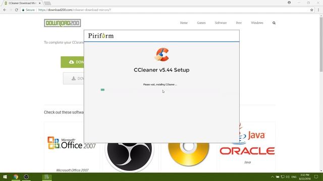 CCleaner Free Download (PC) смотреть онлайн