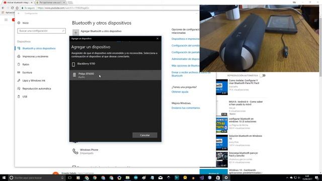 Windows 10 - Conectar bocina bluetooth con dongle / Connect speaker bluetooth to dongle смотреть онлайн