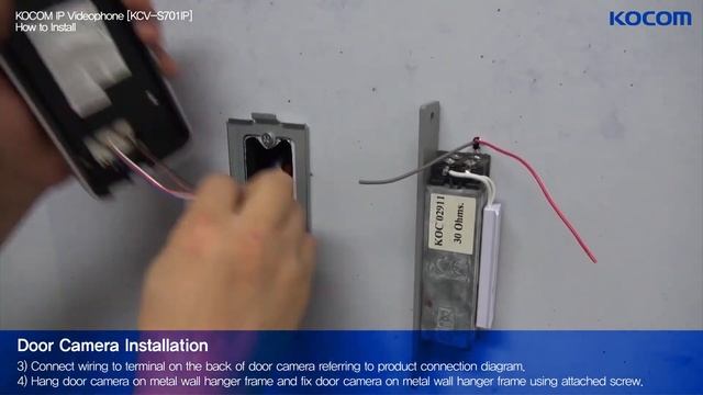 [KOCOM] ANDROID/WI-FI_KCV S701IP IP VIDEO PHONE Installation смотреть онлайн