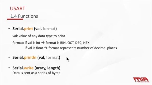 Communication Protocols USART Protocol смотреть онлайн