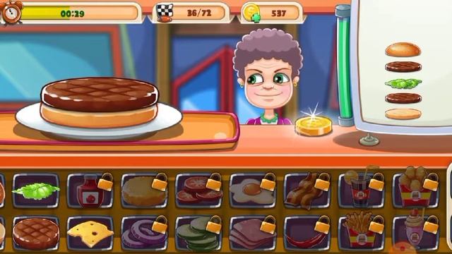 Burger Master Fever Game - Videos Games for Kids - Girls - Android Gameplay смотреть онлайн