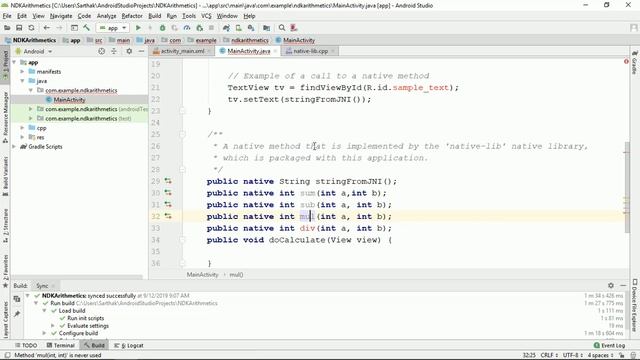 NDK #004 How to implement Arithmetic operation using NDK in Android Studio CDPatel Digital Room смотреть онлайн