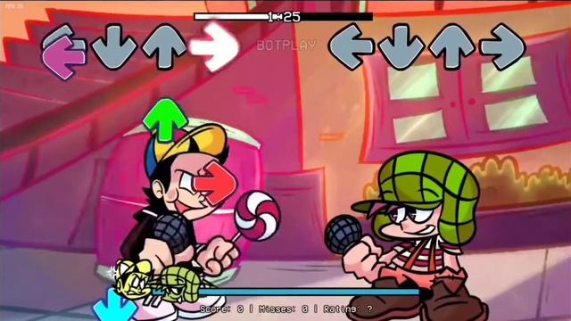 FNF Quico e Chaves Cantando Talentless Fox Android смотреть онлайн