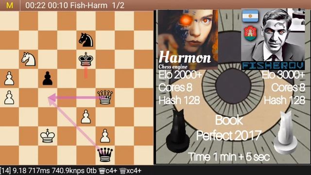 Beth Harmon 13 Vs Fisherov | Larsen's Opening | Indian variation | Stockfish 13 derivatives | Bot смотреть онлайн