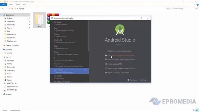 WebView App || How to Load Project on Android Studio смотреть онлайн