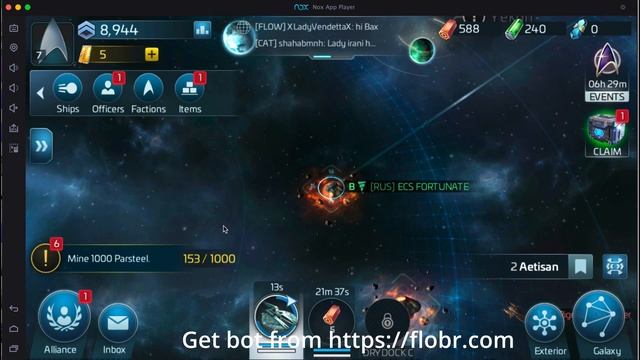 (StarTrek Fleet Command) Auto mining with bot смотреть онлайн