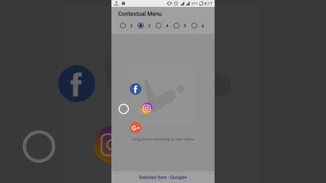 Android Circular/Contextual Menu смотреть онлайн