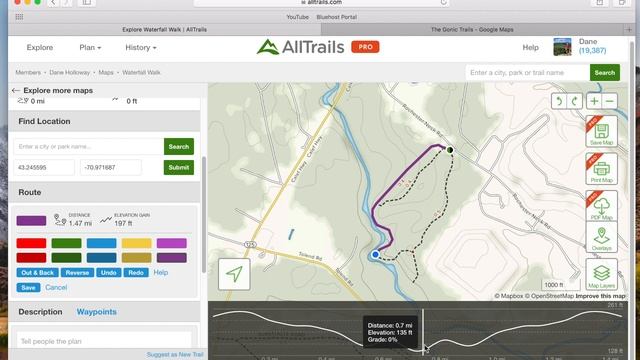 How To Create Custom Maps With AllTrails Pro - Routes And Waypoints