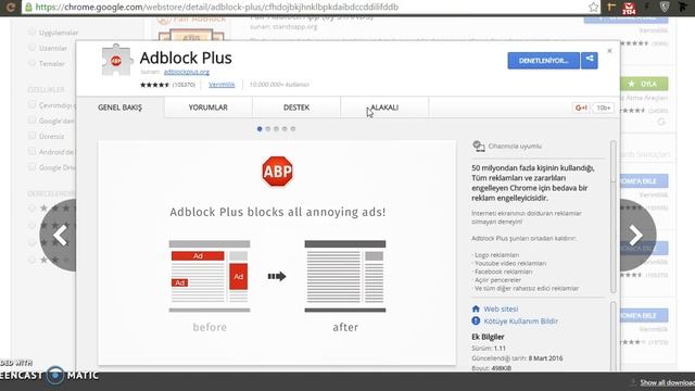 Chrome Reklam Engelleme - Adblock Kurulumu смотреть онлайн